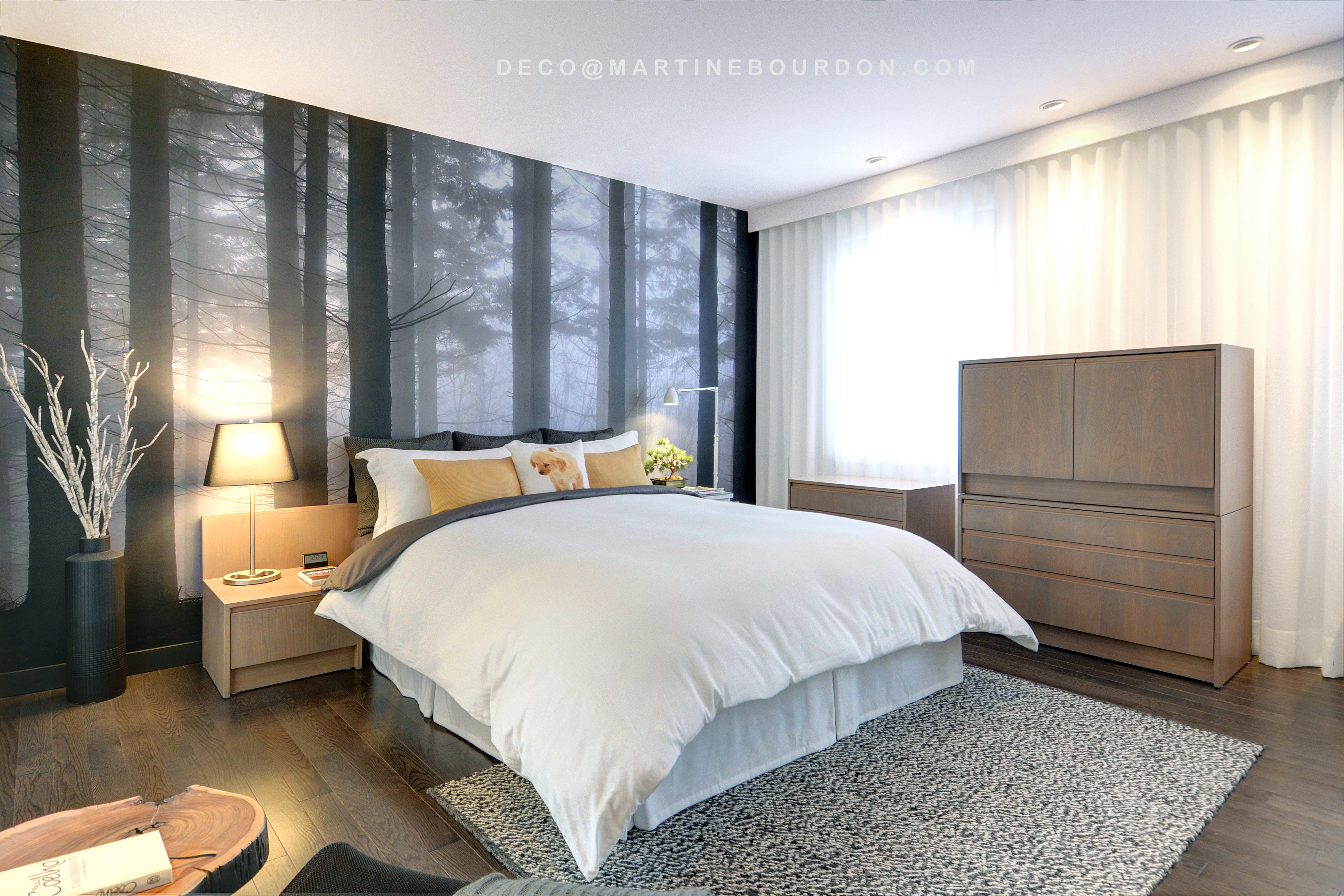 Chambre adulte rose pale et gris: chambre : on mise sur des murs ...