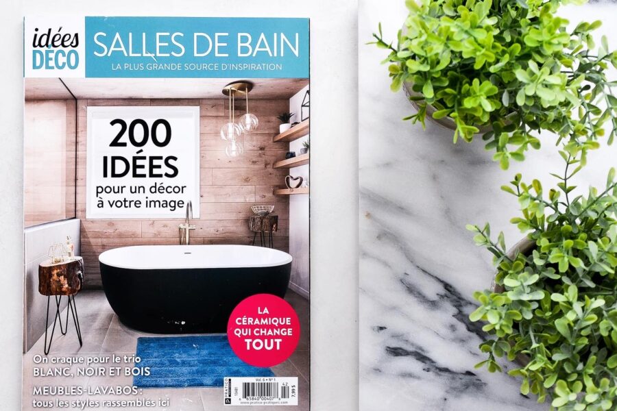 Martine Bourdon décoratrice parution magazine idées déco salle de bain