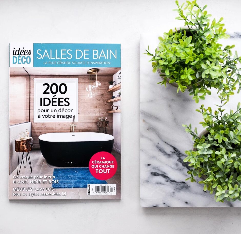 Martine Bourdon décoratrice parution magazine idées déco salle de bain